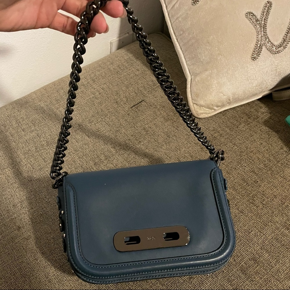 Dark blue coach bag